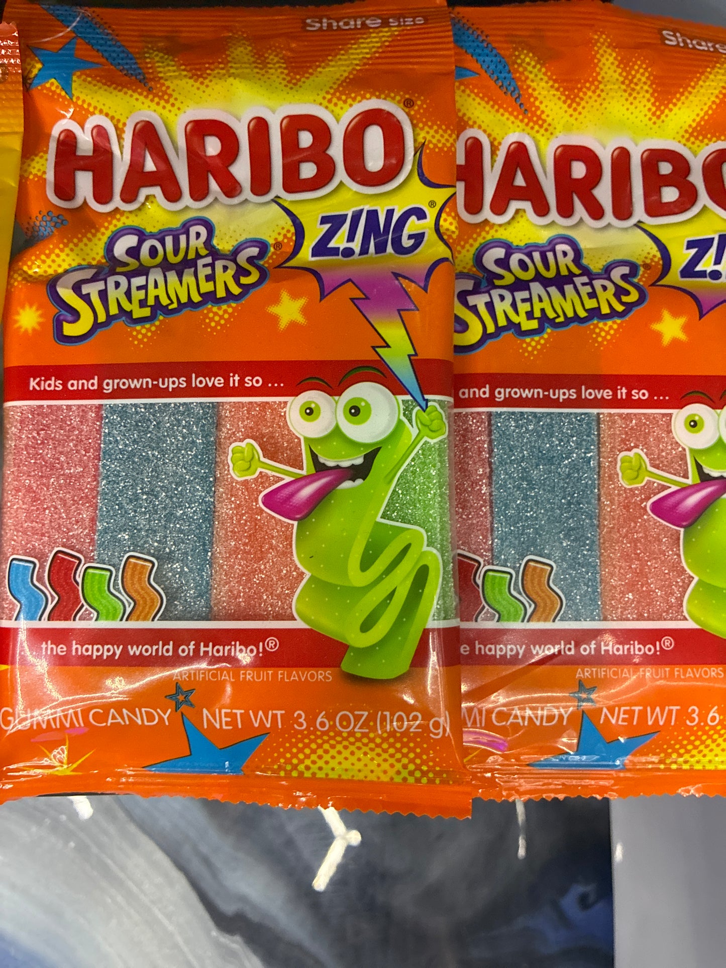 Haribo sour streamers Z!NG