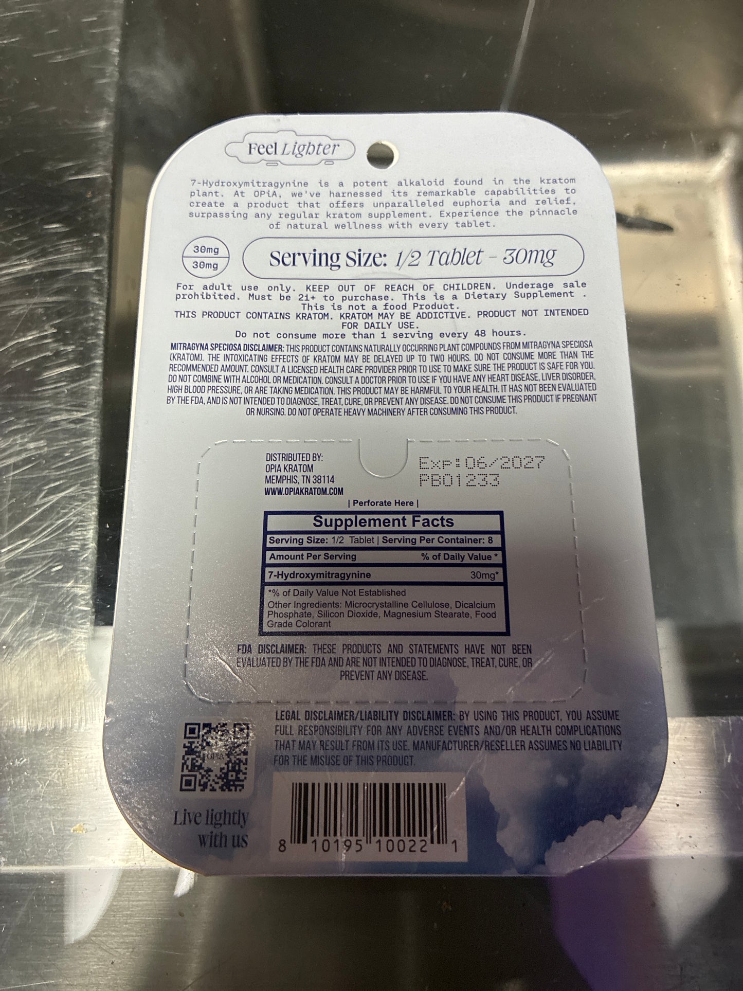 Opia 4 pack high potency 60mg blue raspberry 4 pack