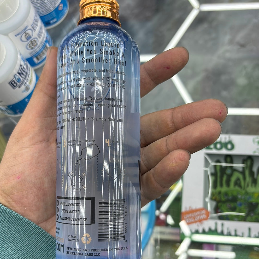 Piece water solution for 12fl oz
