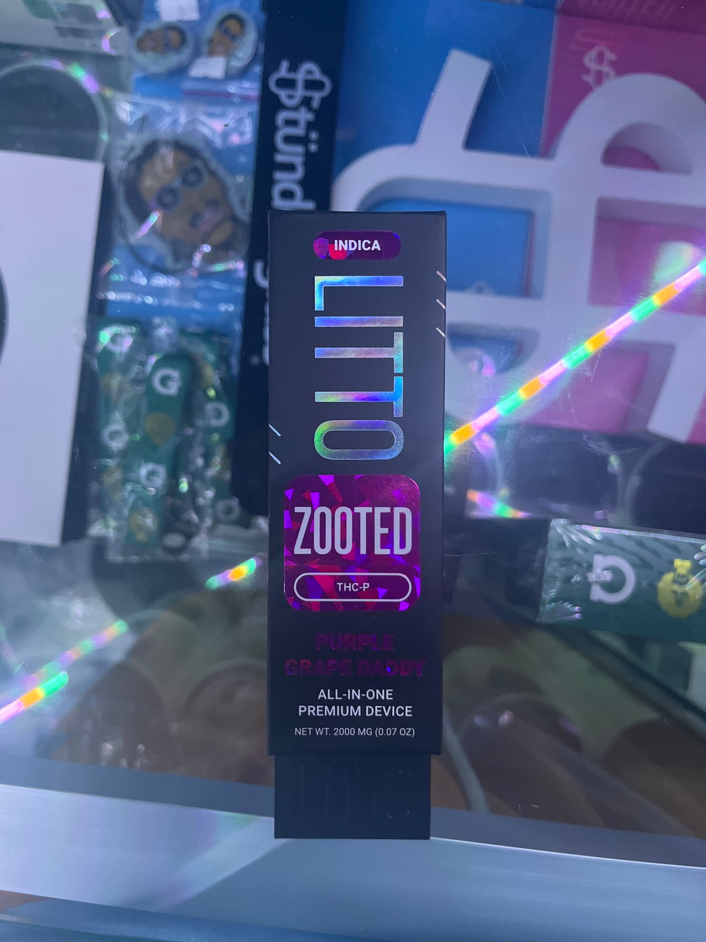 Litto zooted thcp 2000mg disposable purple grape daddy