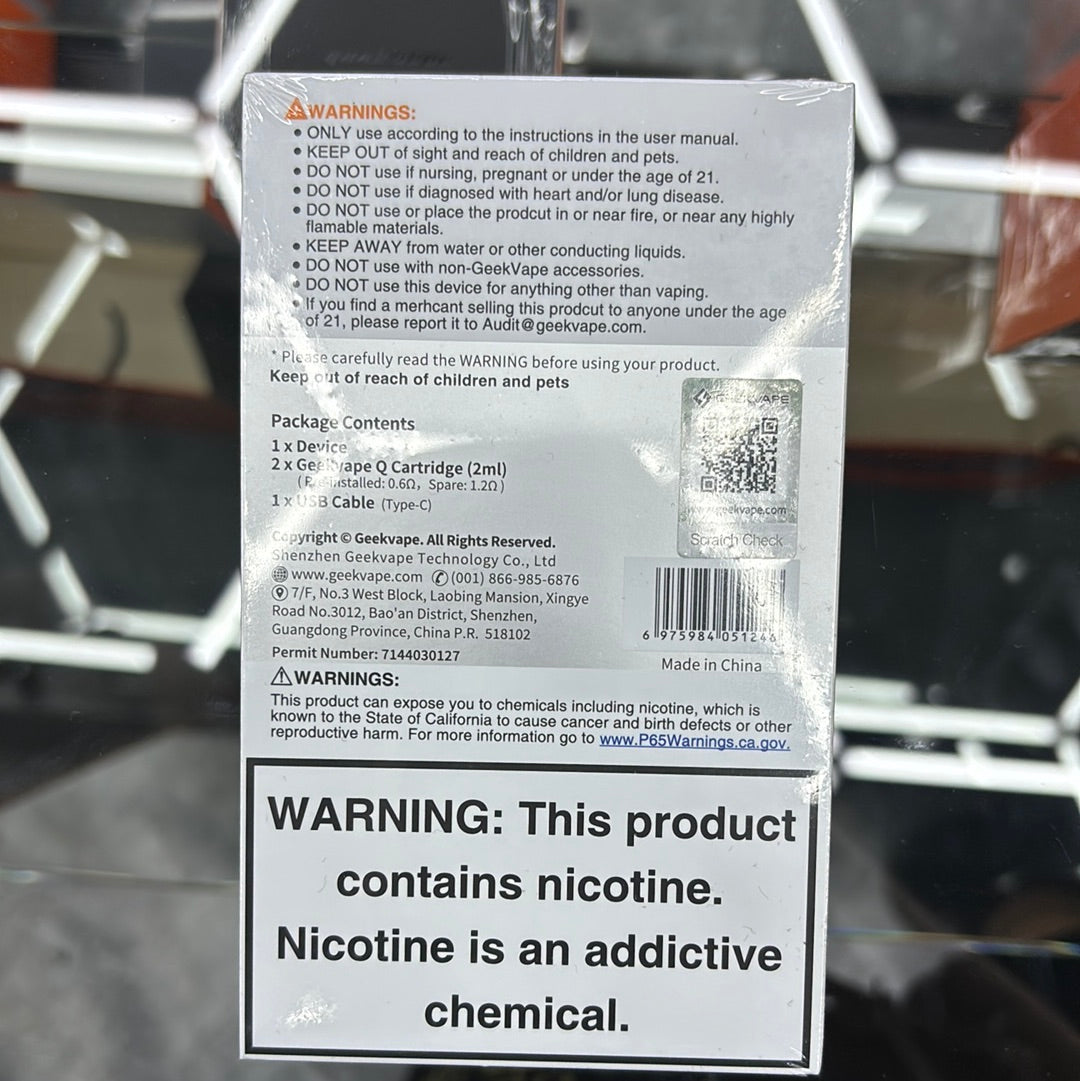 Geekvape wenax q black