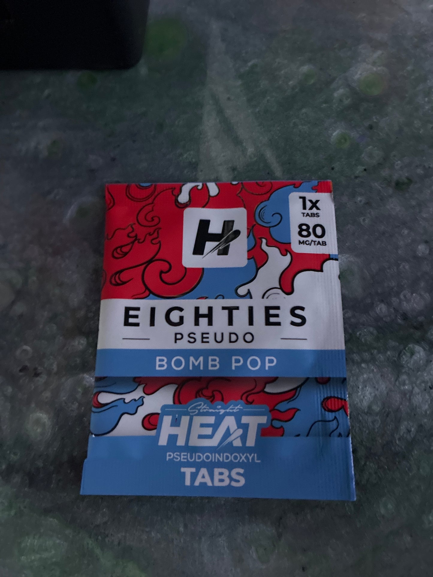 Heat eighties pseudo 7 hydroxy 80mg bomb pop