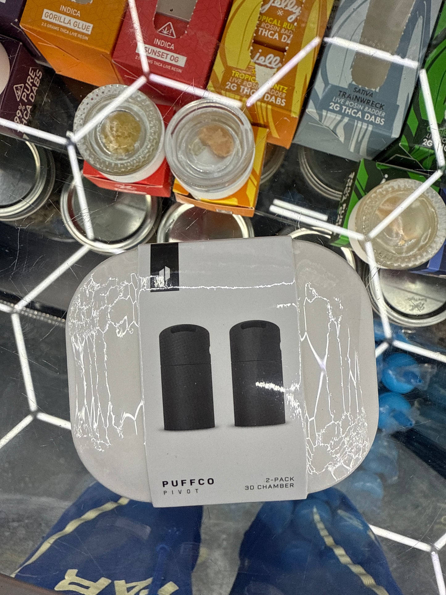 Puffco pivot black 2 pack 3-D chamber