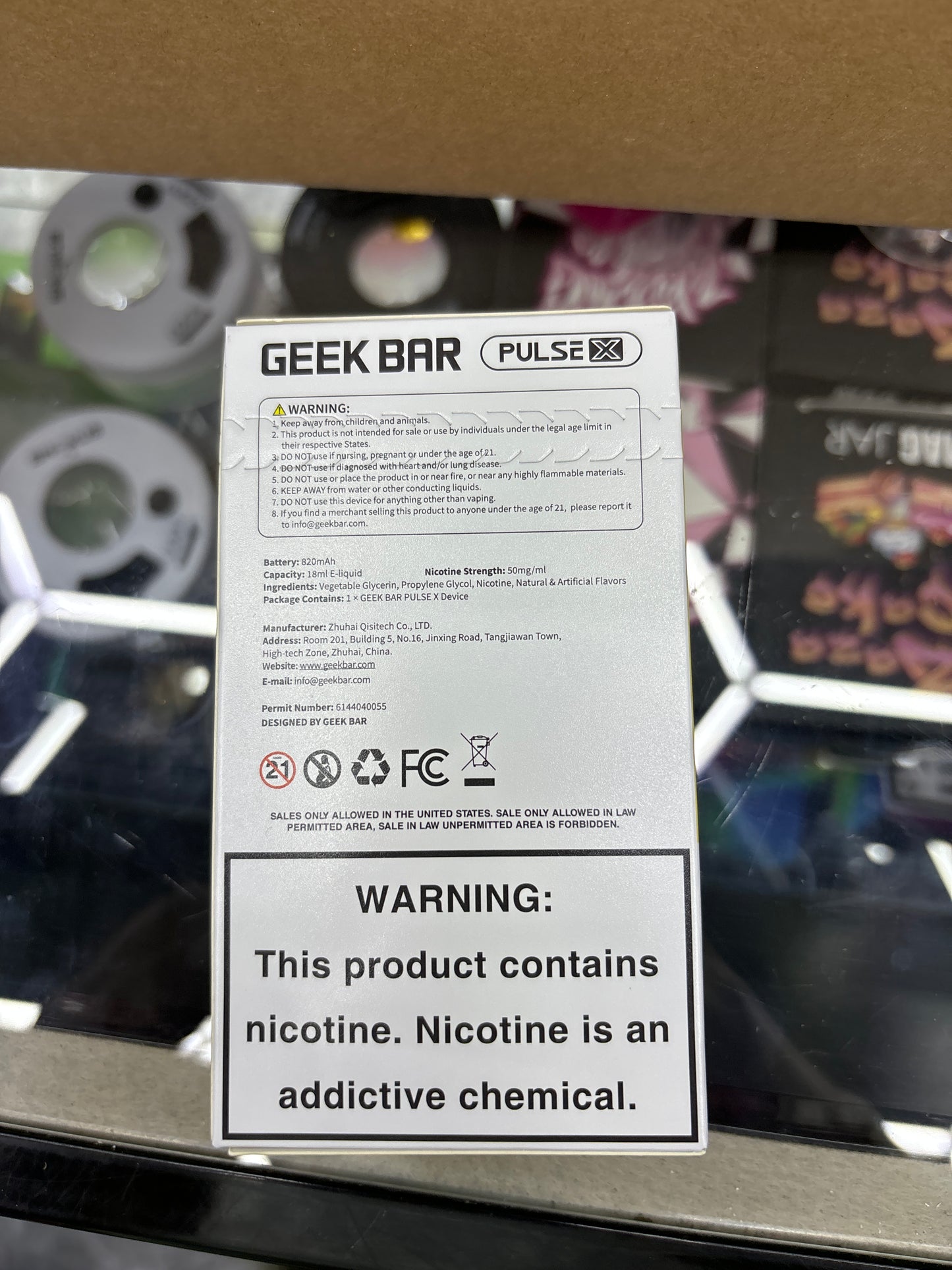 Geek bar pulse x lemon heads