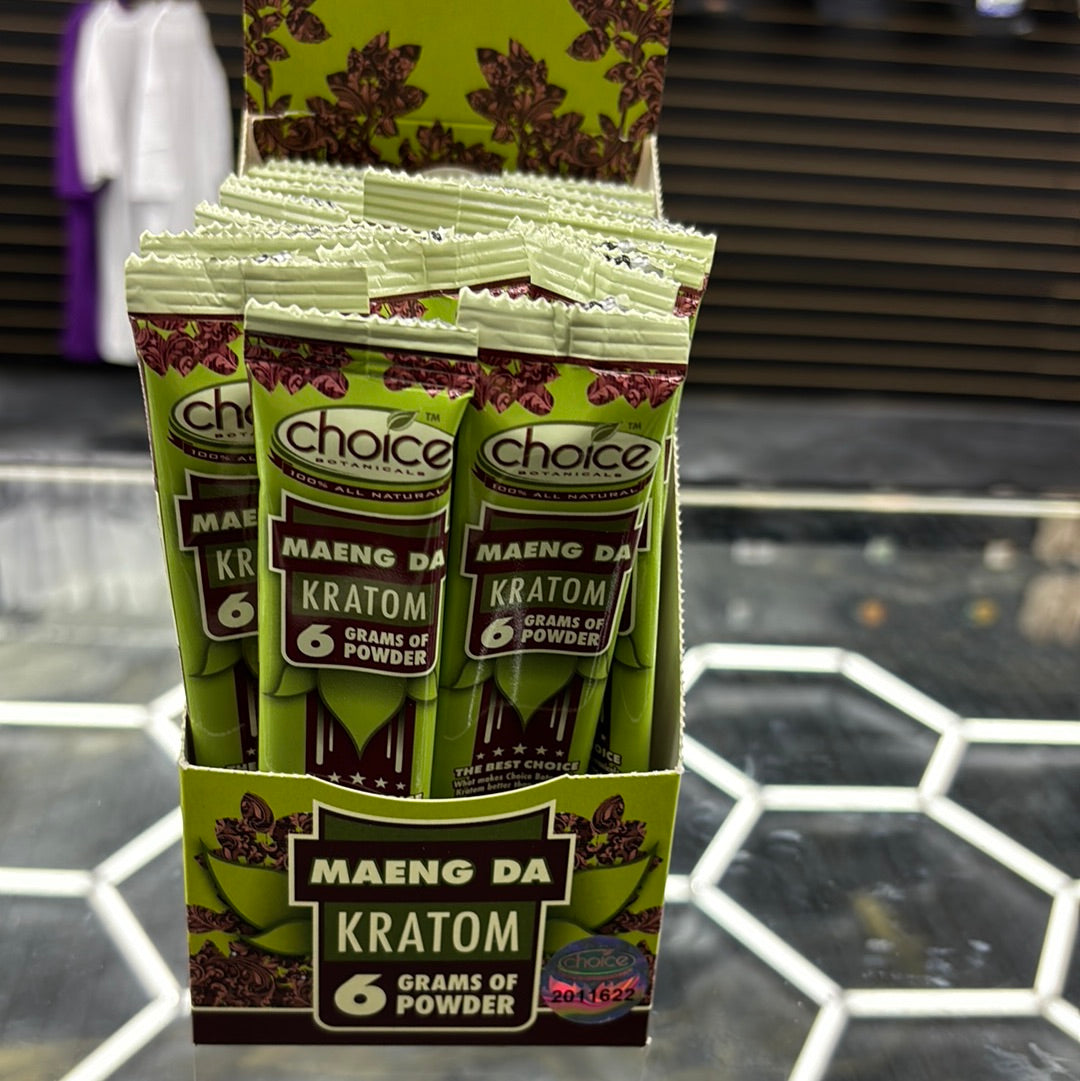 Choice maeng da kratom 6g of powder