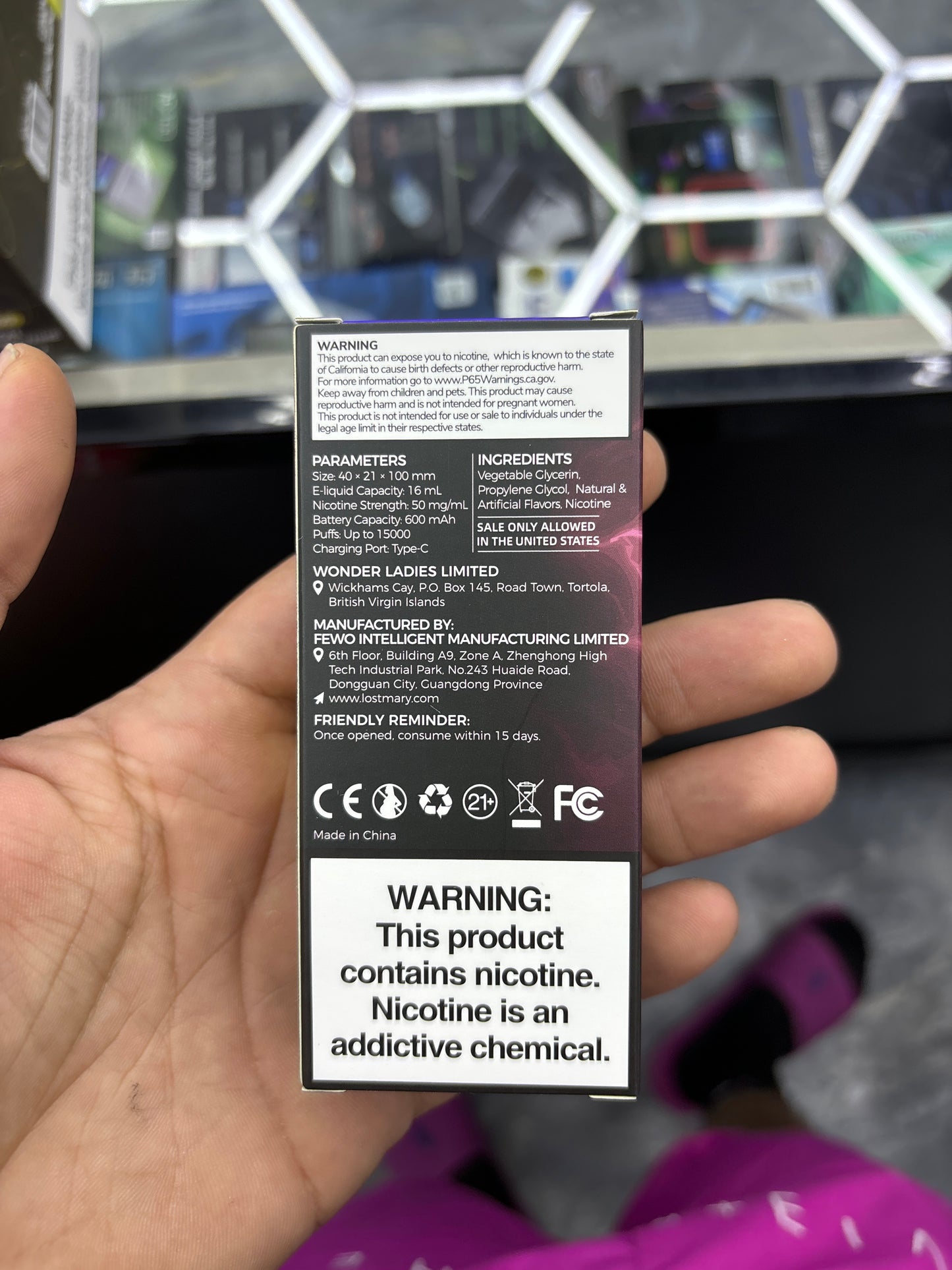 Lost Mary 15,000 puffs peach +