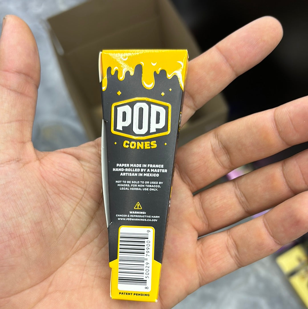Pop cones banana cream six pack 1 1/4