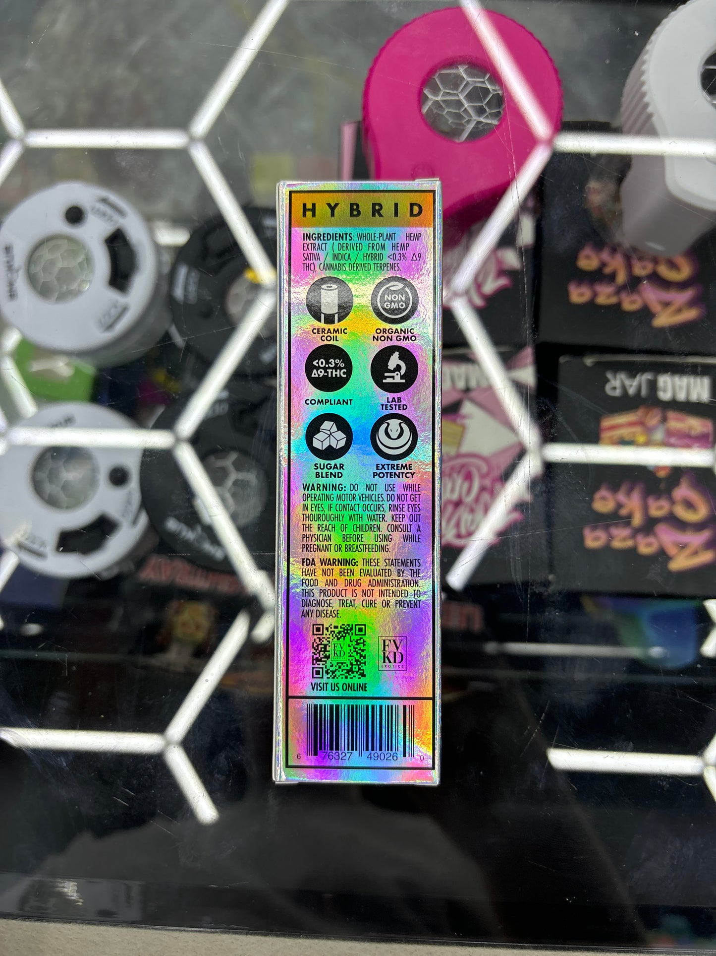 Fvkd exotics mimosa , 3.5G hybrid THCA sugar