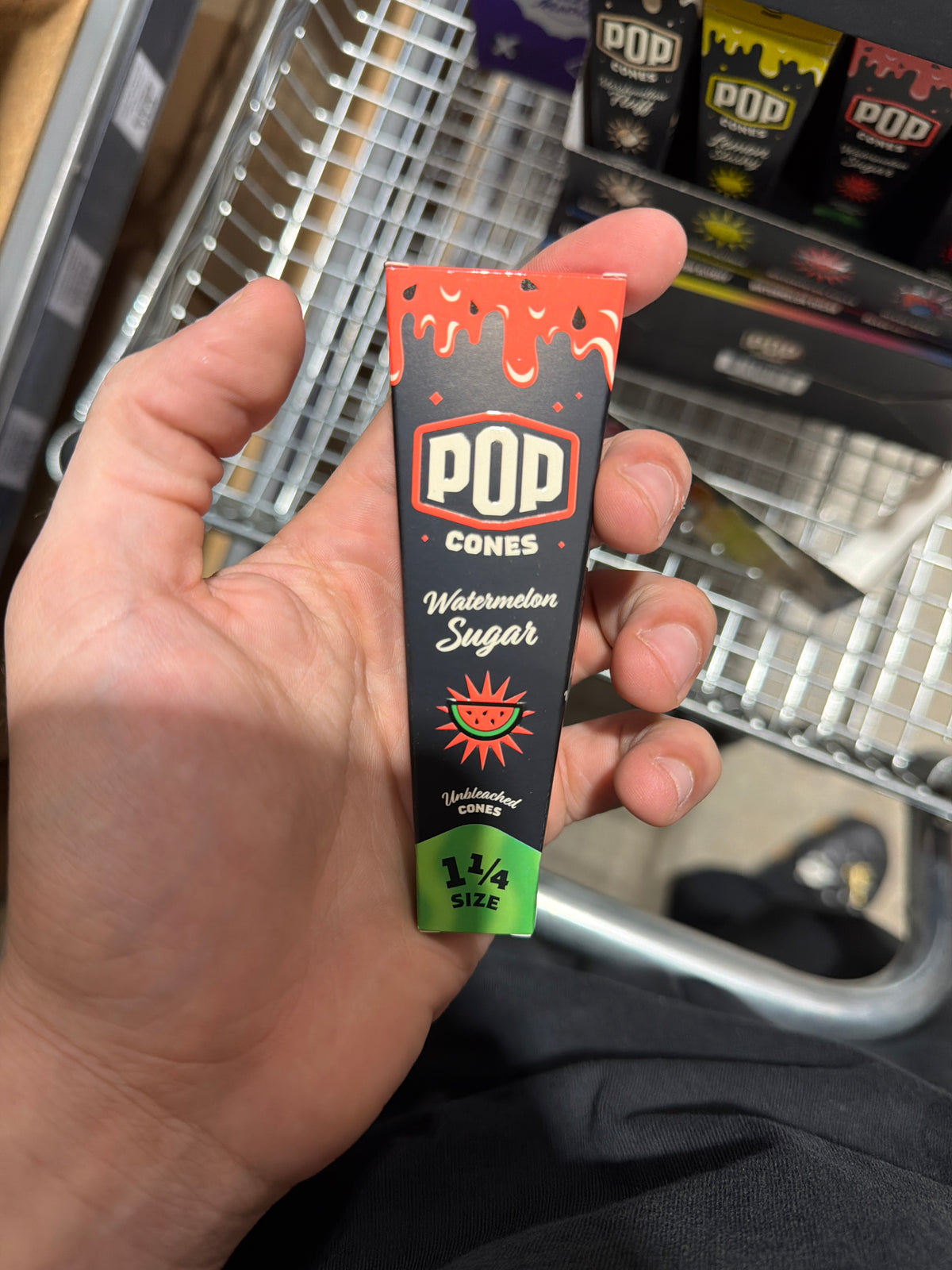 Pop cones 1/4 size watermelon sugar