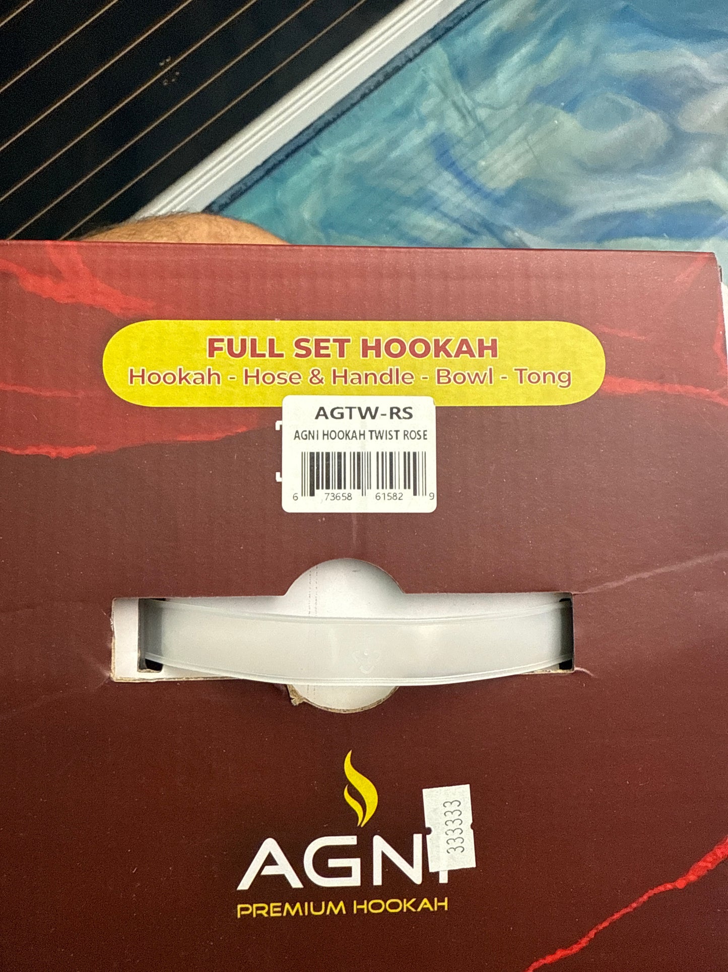 Agni premium hookah rose