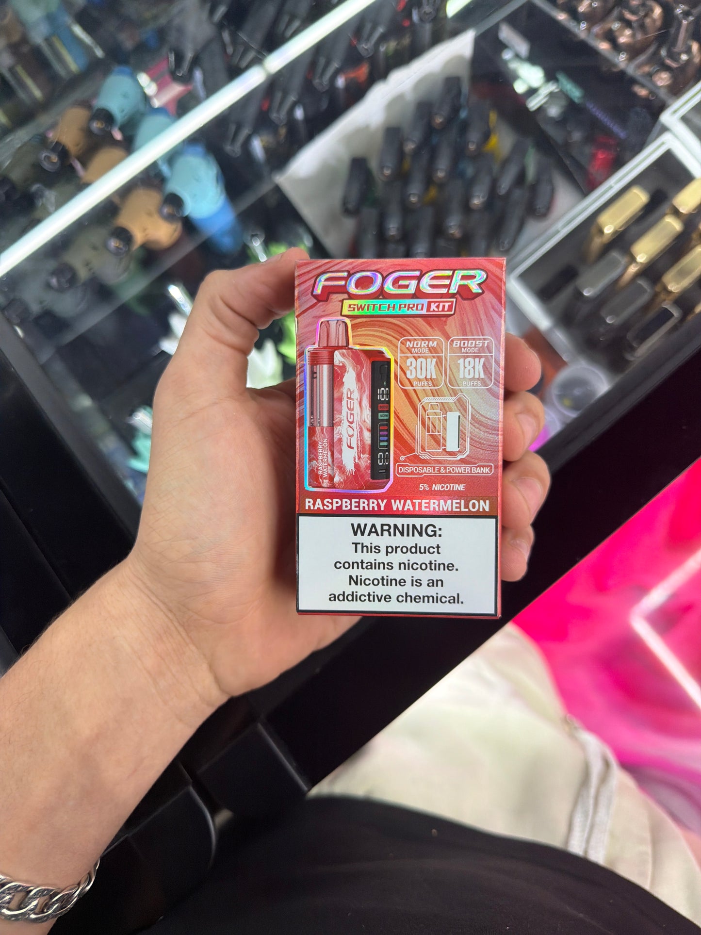 Fogger switch pod kit 30k Raspberry Watermelon