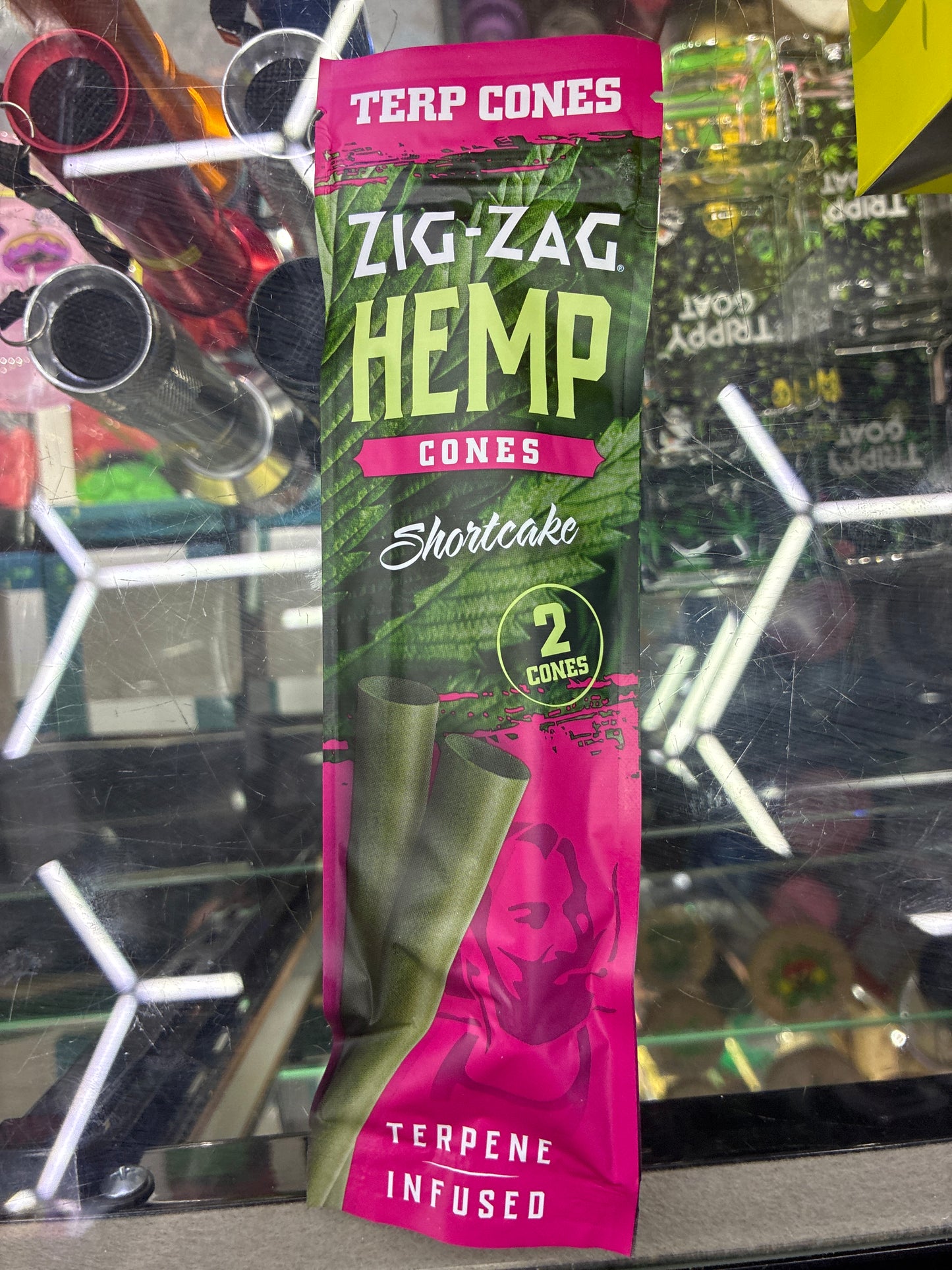 Zig-zag hemp 2 cones shortcake