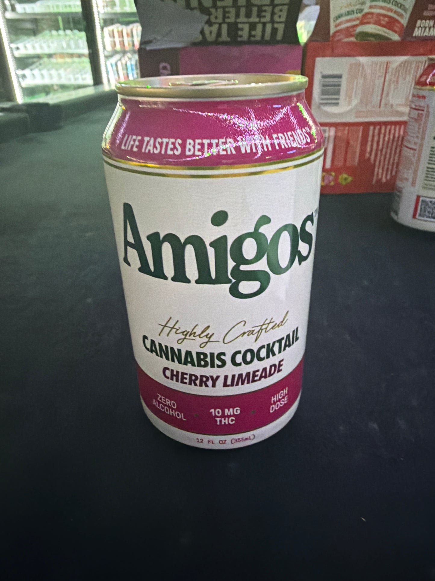Amigos Cannabis Cocktail Cherry Limeade 10mg 12fl