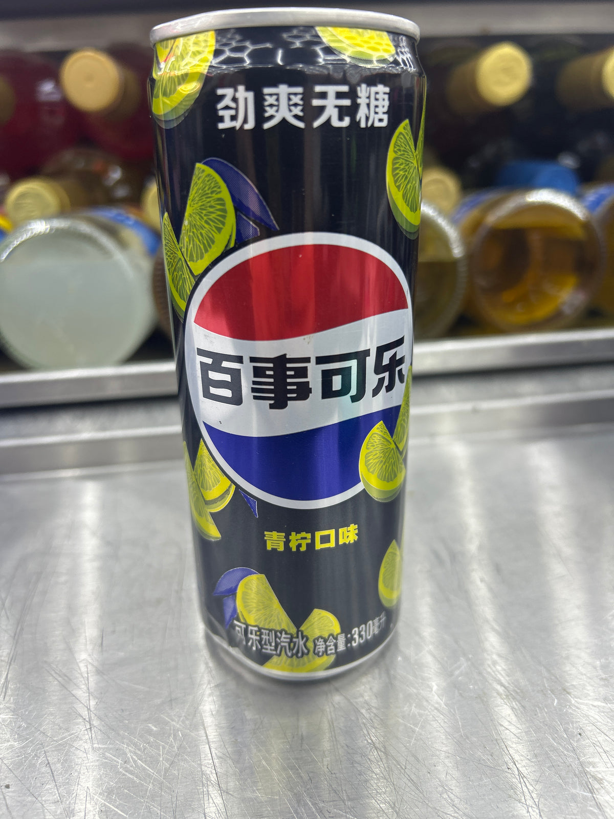 Pepsi sugar free 330ML exotic soda lime