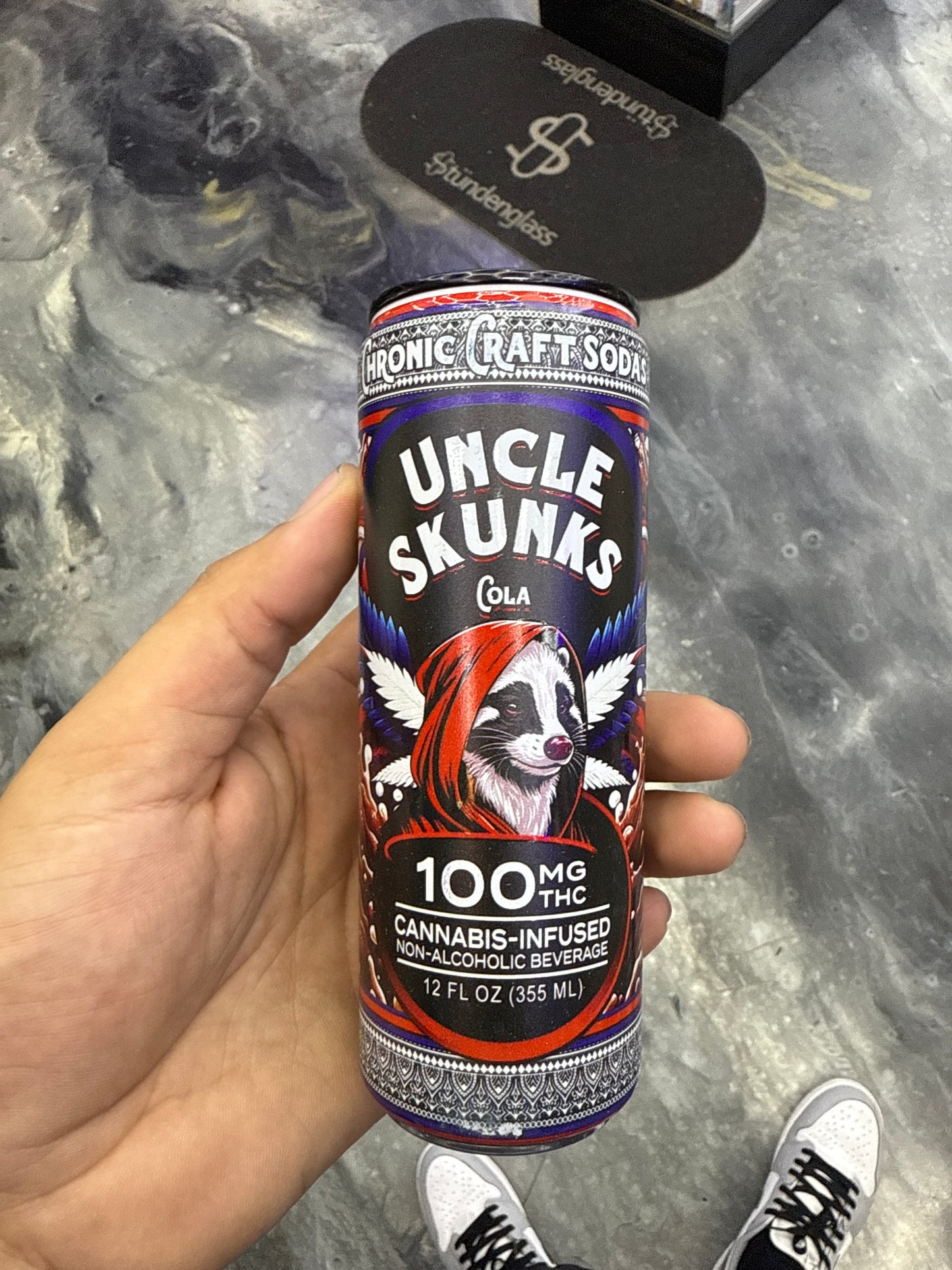 Uncle skunk’s cola 100mg THCp infused drink