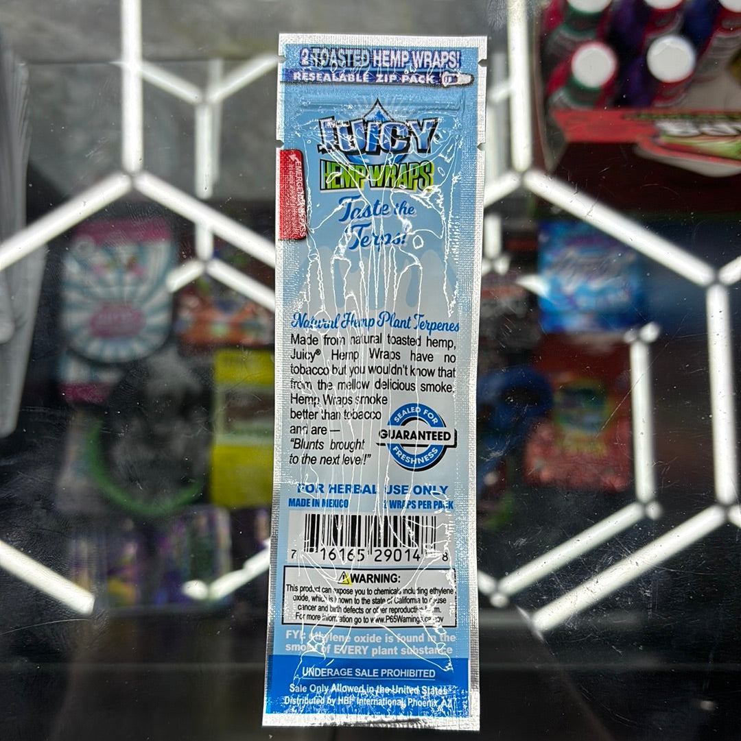 Juicy hemp wraps blackberry jam, terp enhanced