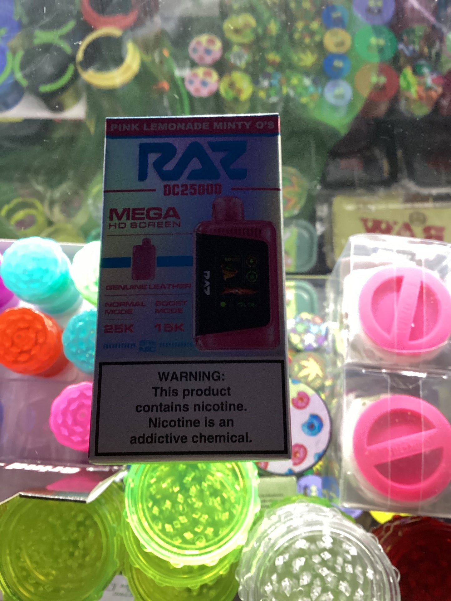 Raz dc25000 25k puffs pink lemonade minty os