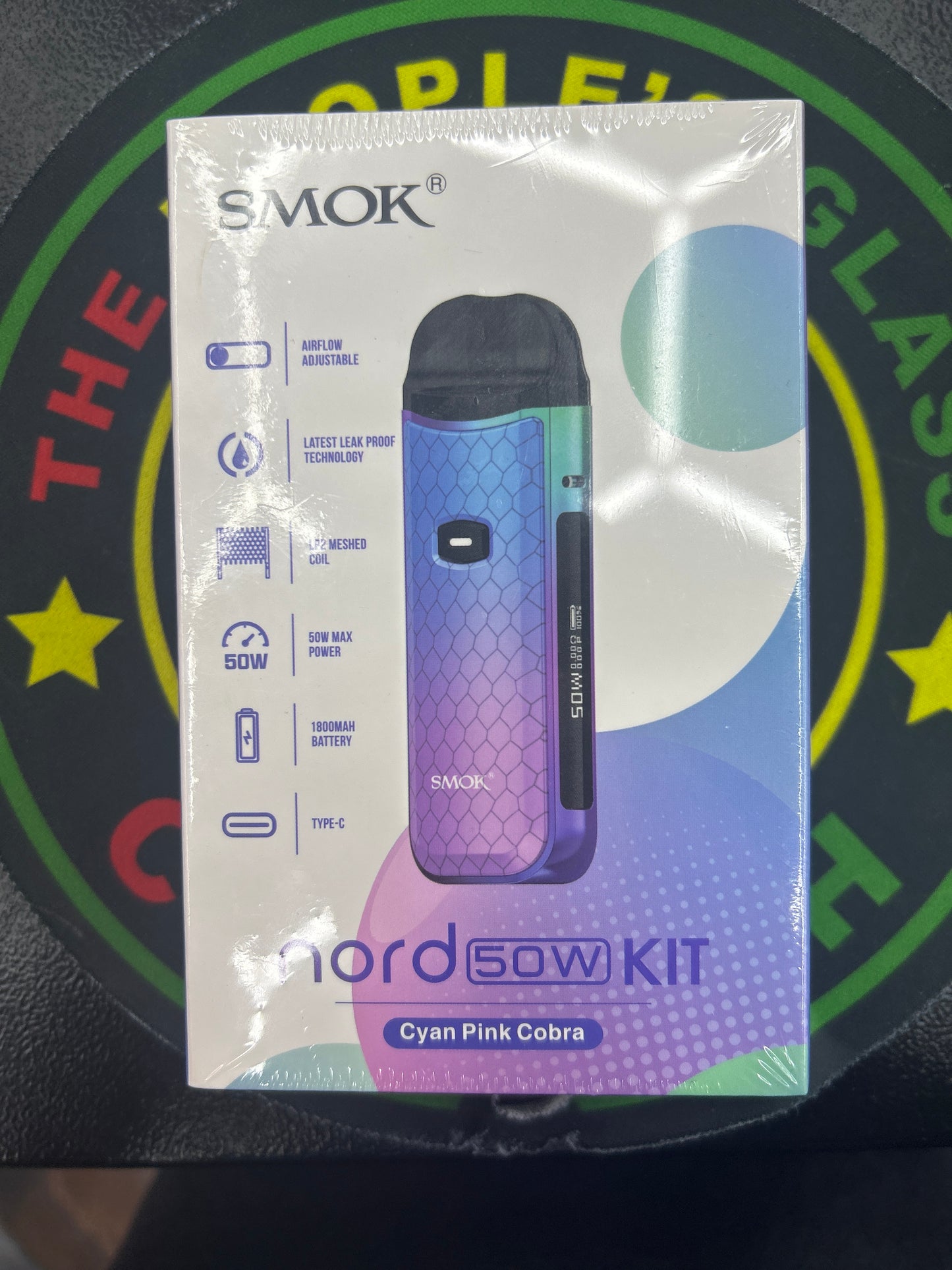 Smok nord 50w kit cyan pink cobra