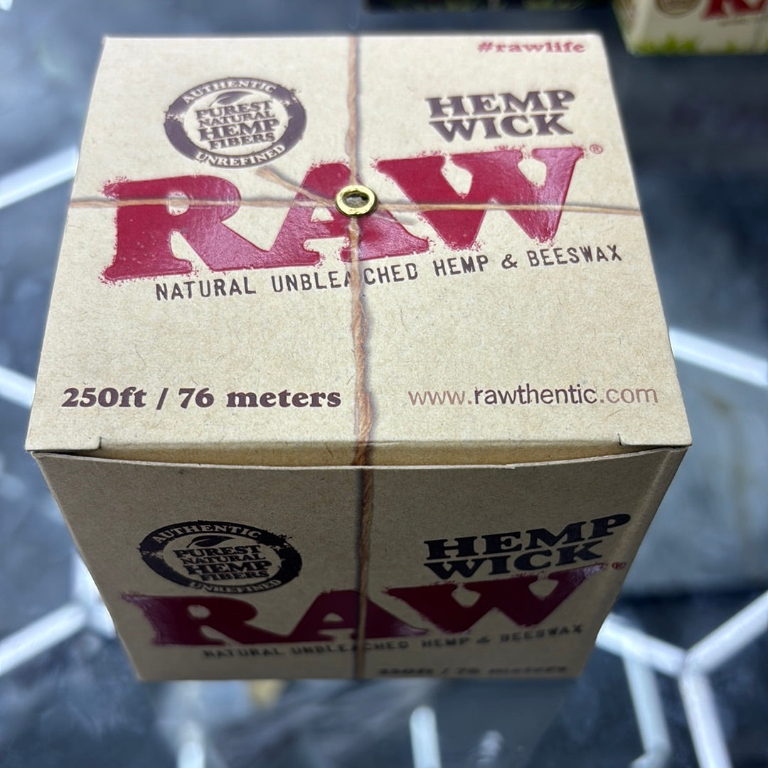 Raw 250ft hemp wick