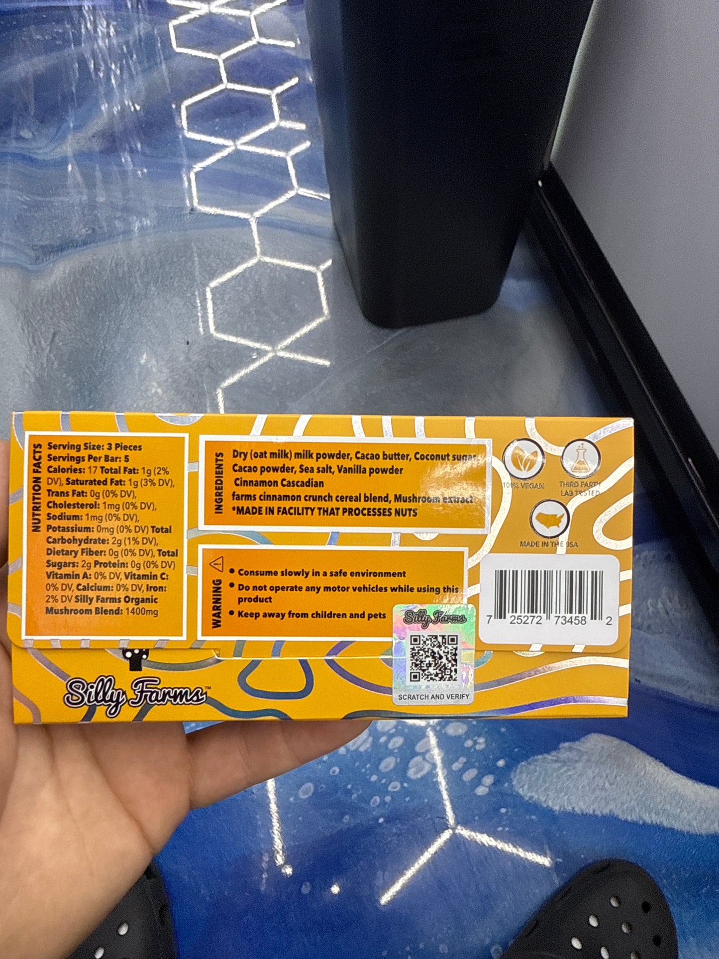 Silly farms magic mushroom chocolate caramel crunch