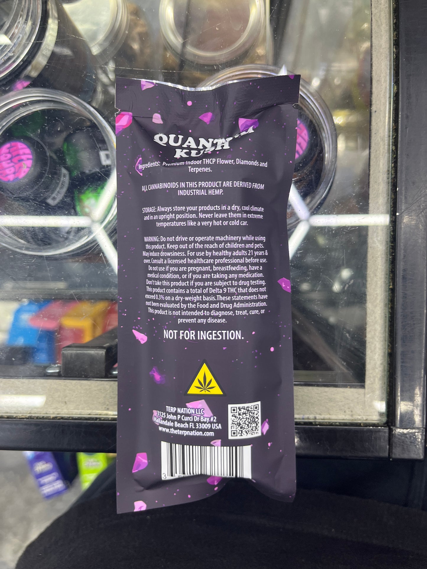 Smakd thcp diamond quantum kush 2g preroll