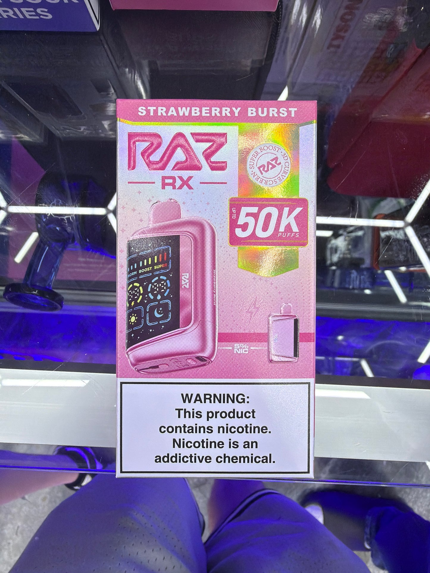 Raz Rx 50k Puffs Strawberry burst