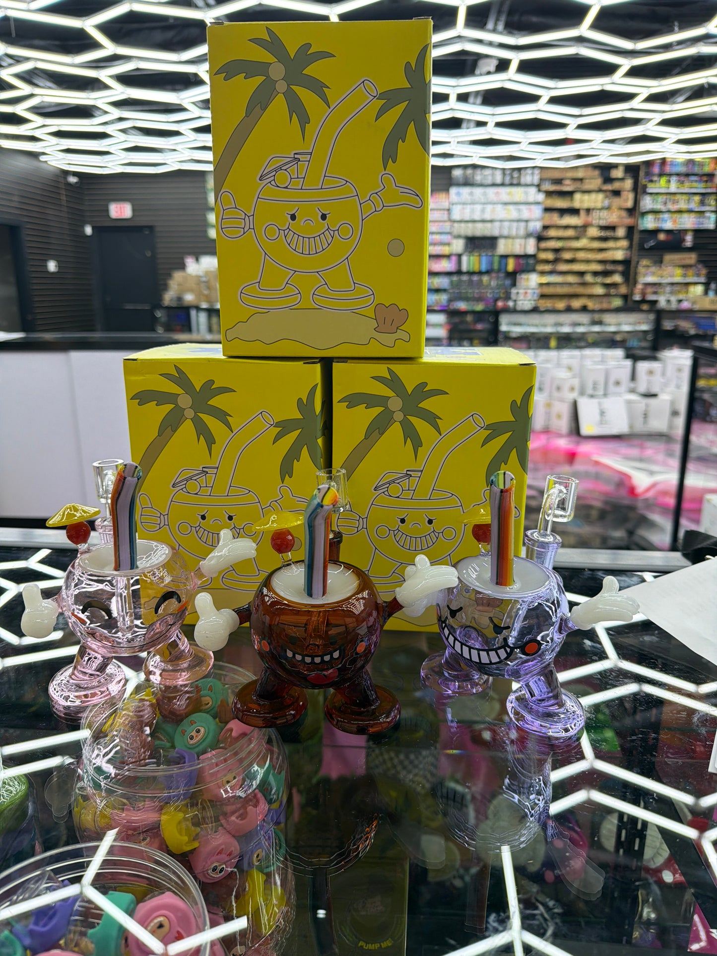 Cheech Water Pipe Ch-317 Rig Gone Wild pink
