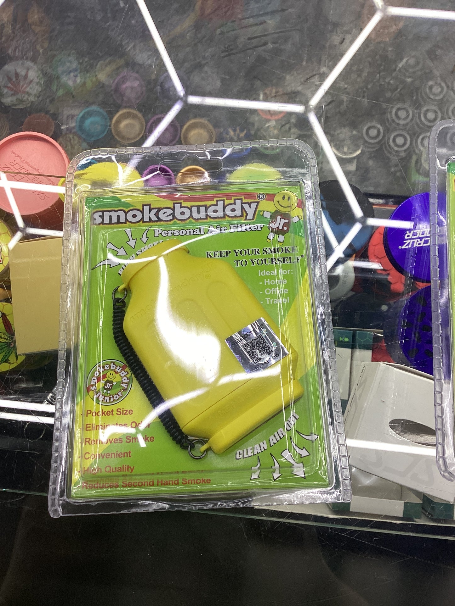 Smoke buddy small yellow