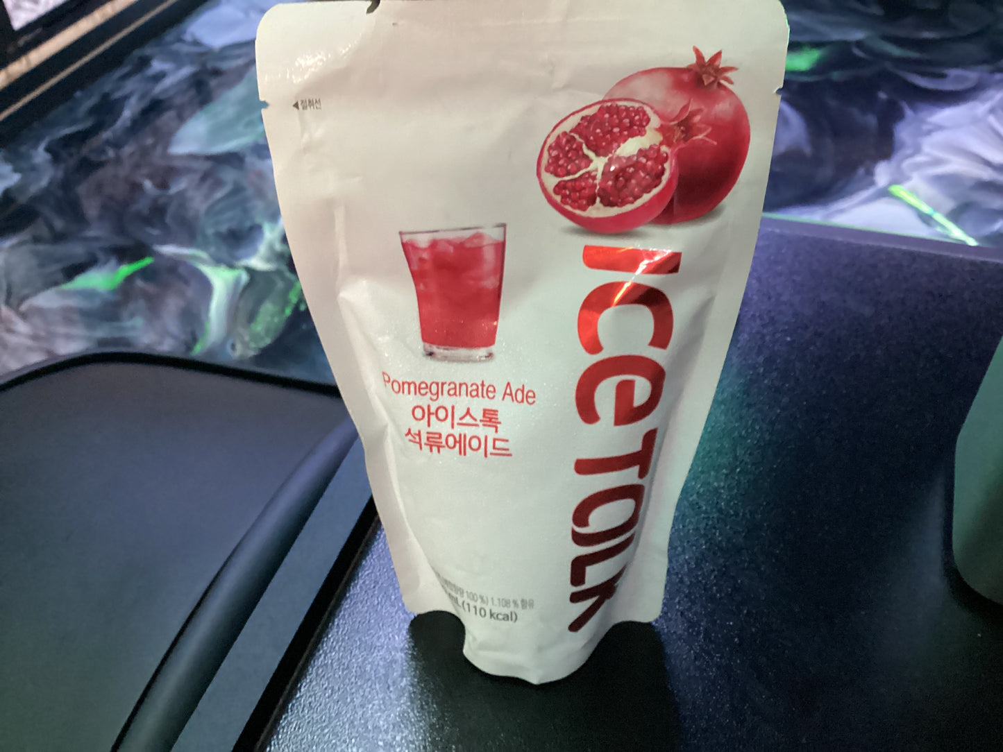 Ice talk pomegranate ade