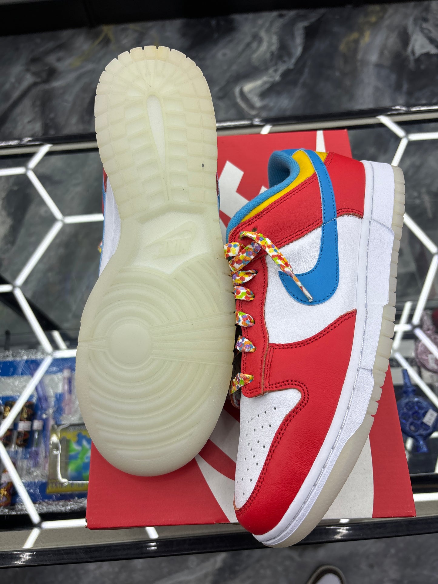 Nike dunk low retro fruity pebbles size 9.5 M