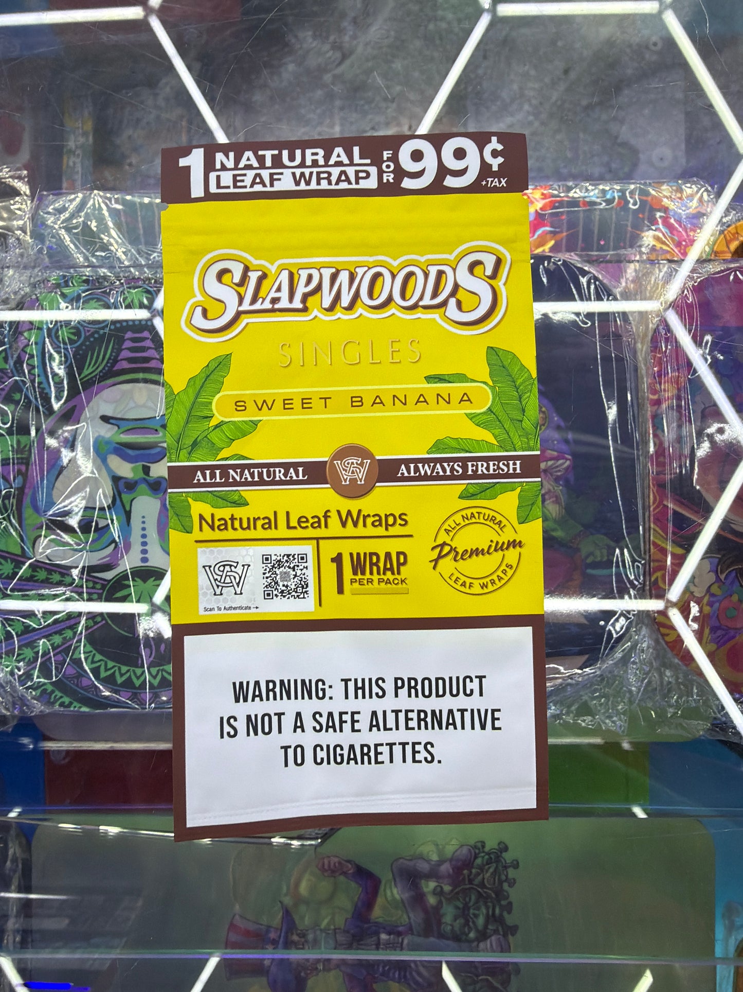 Slapwood Natural Leaf Wrap single Sweet Banana
