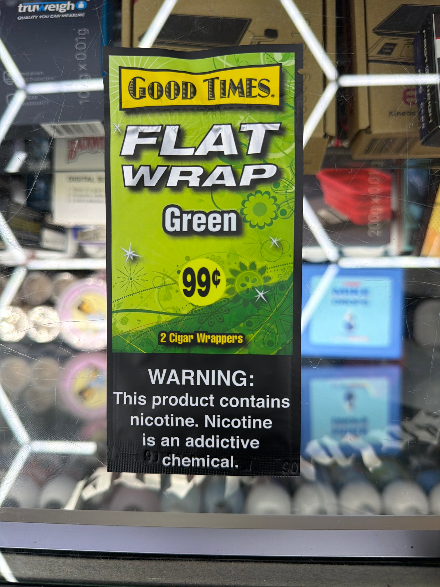 Good times flat wraps green