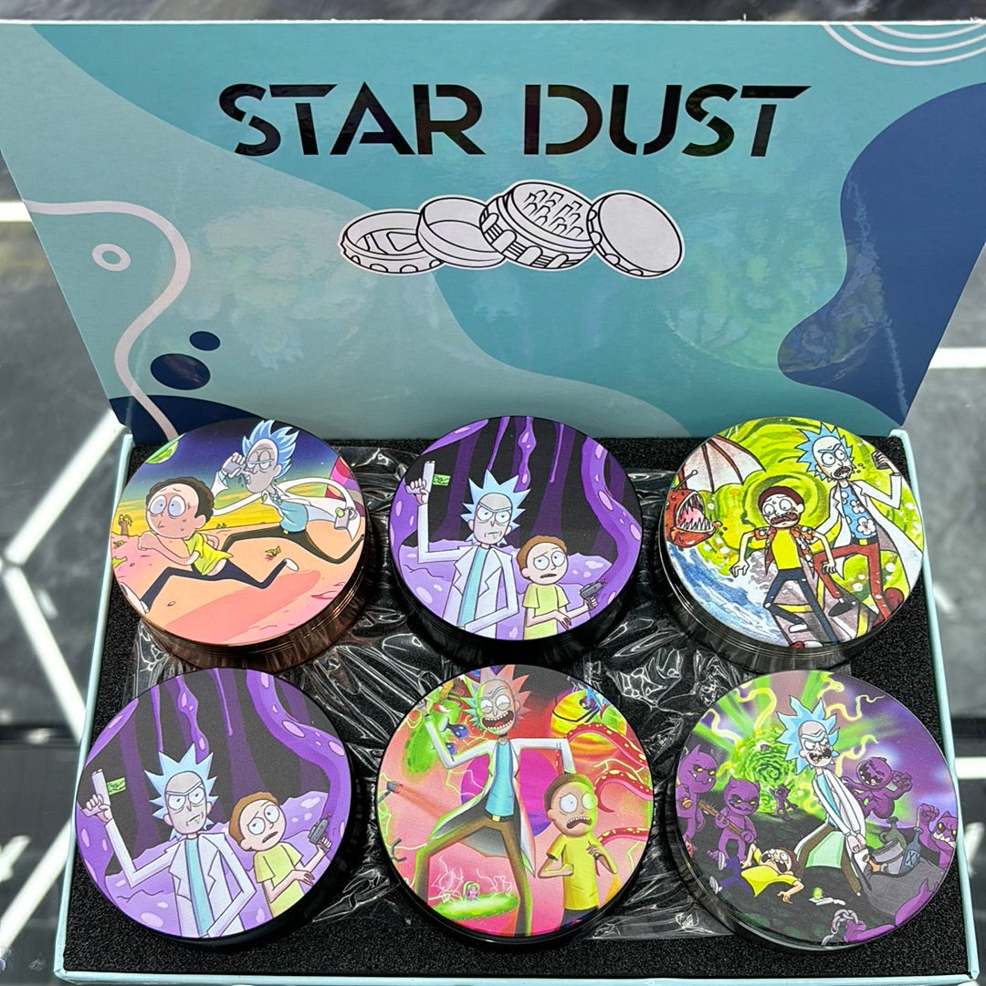 Star dust premium Rick and Morty grinders