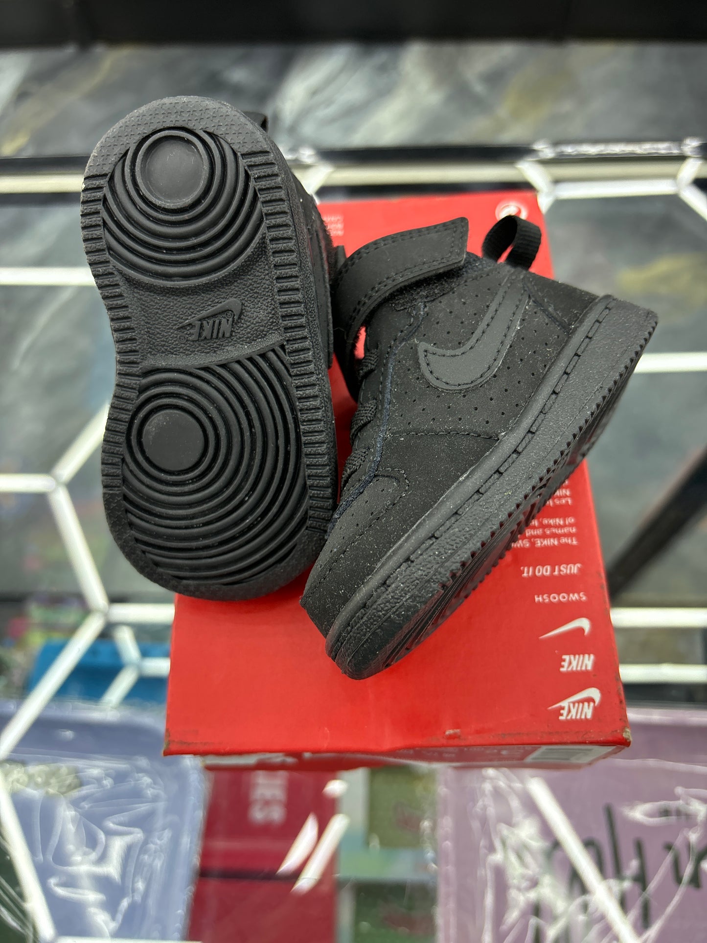 Nike Court, Borough mid black/black size 3C