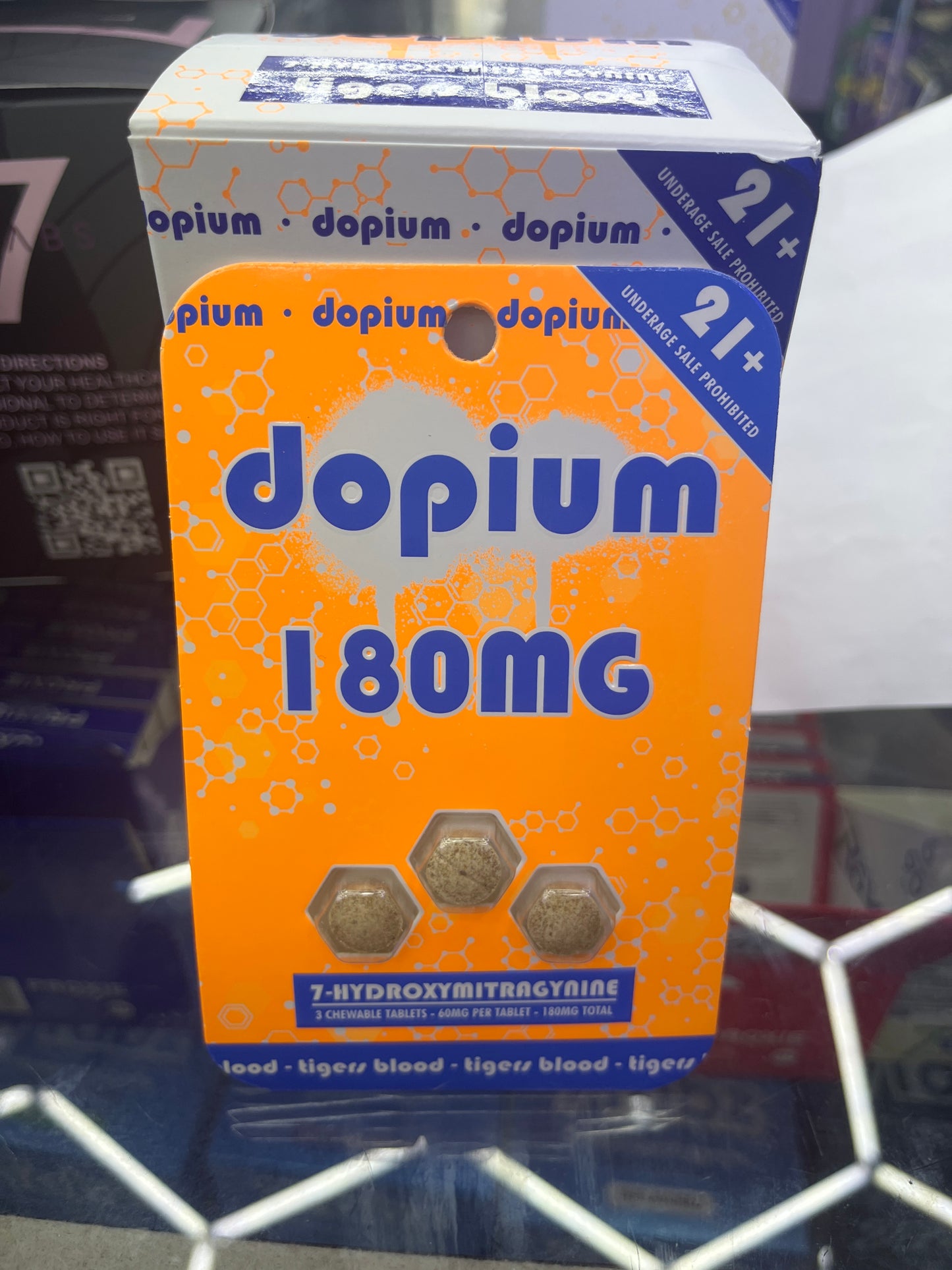 Dopium 7-hydroxymitragine 180MG tigers blood