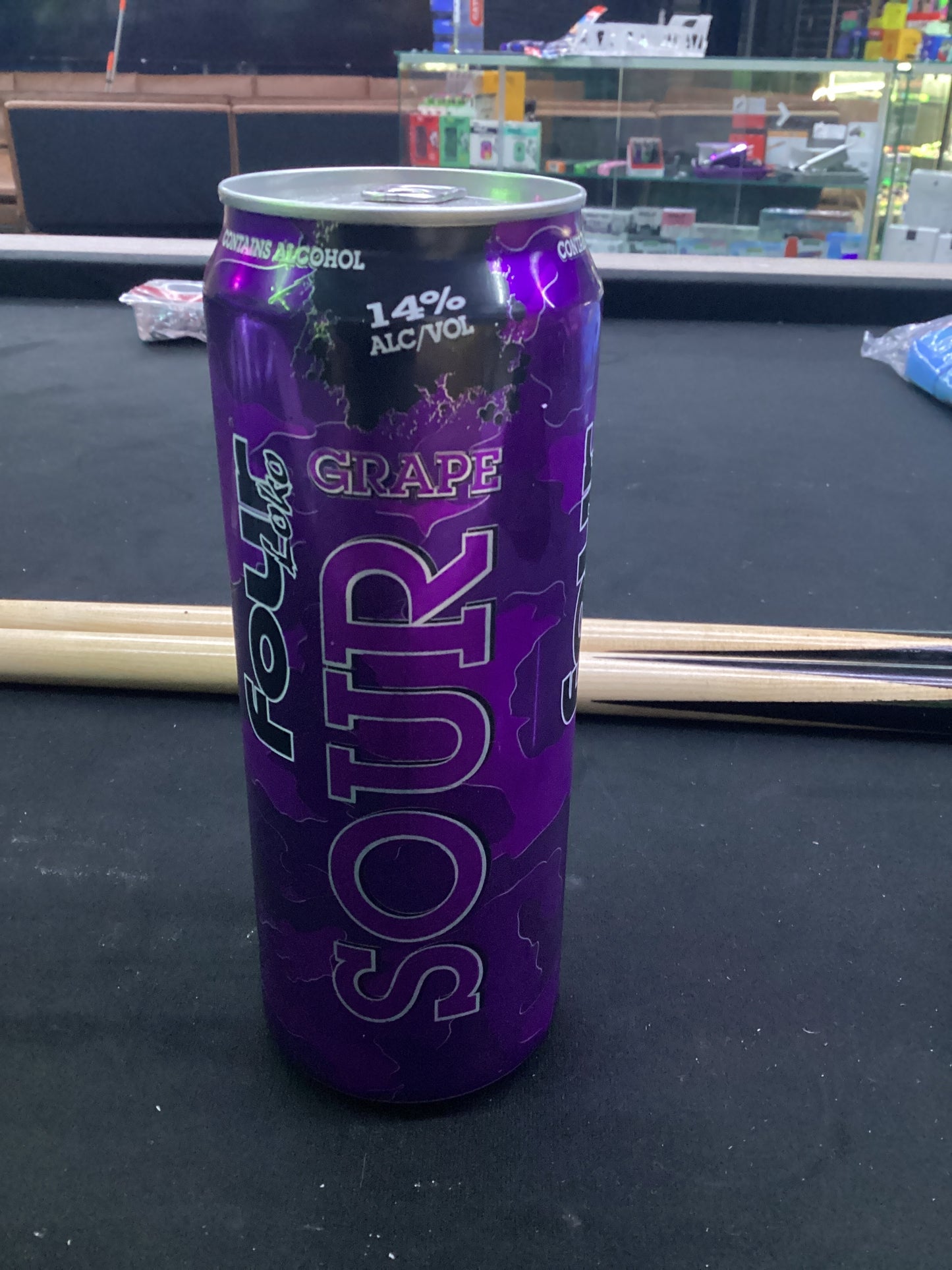 Four loko sour grape 23.5 oz