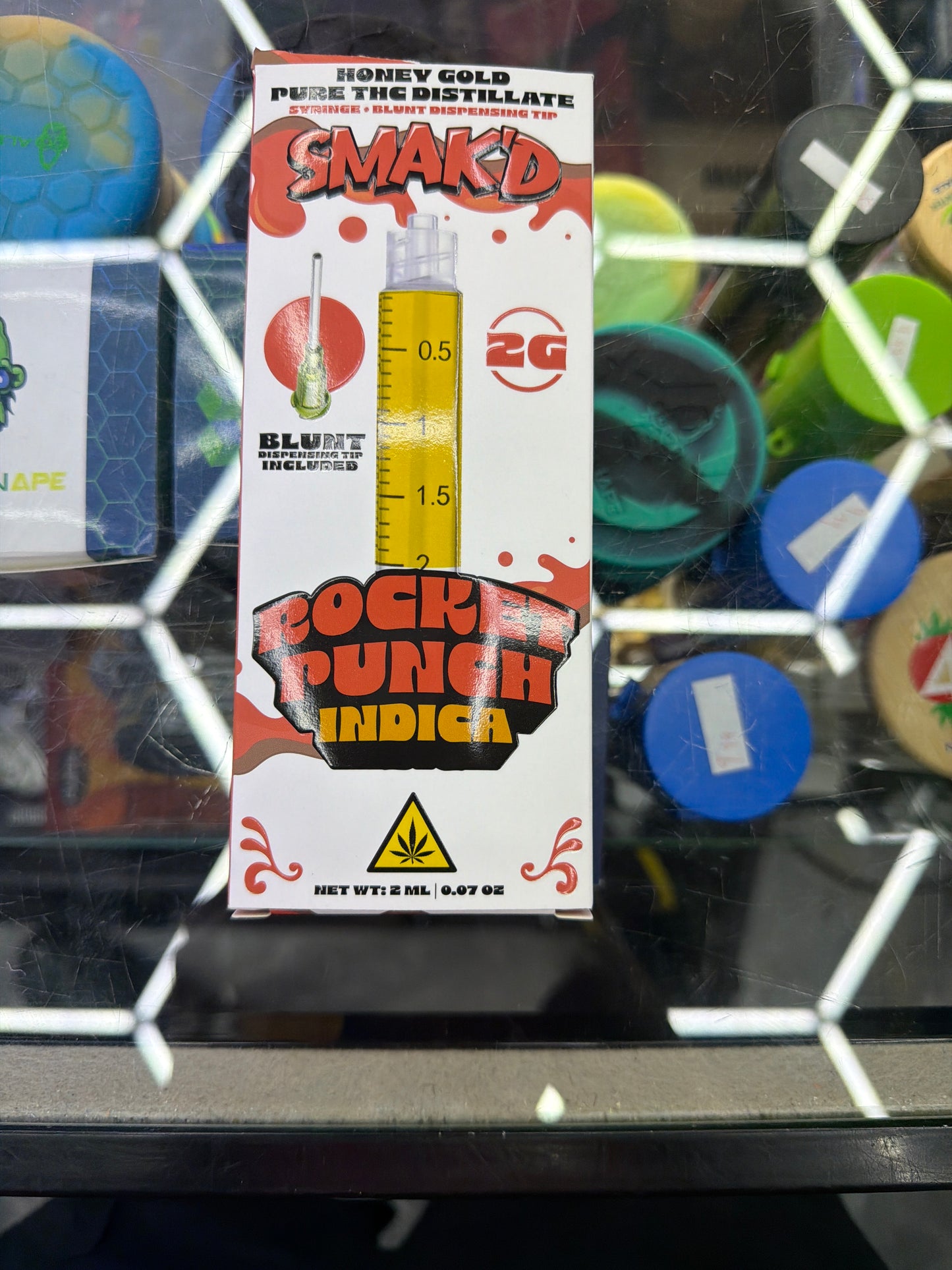 Smak’d Honey gold pure Thca distillate 2g Rocket punch indica