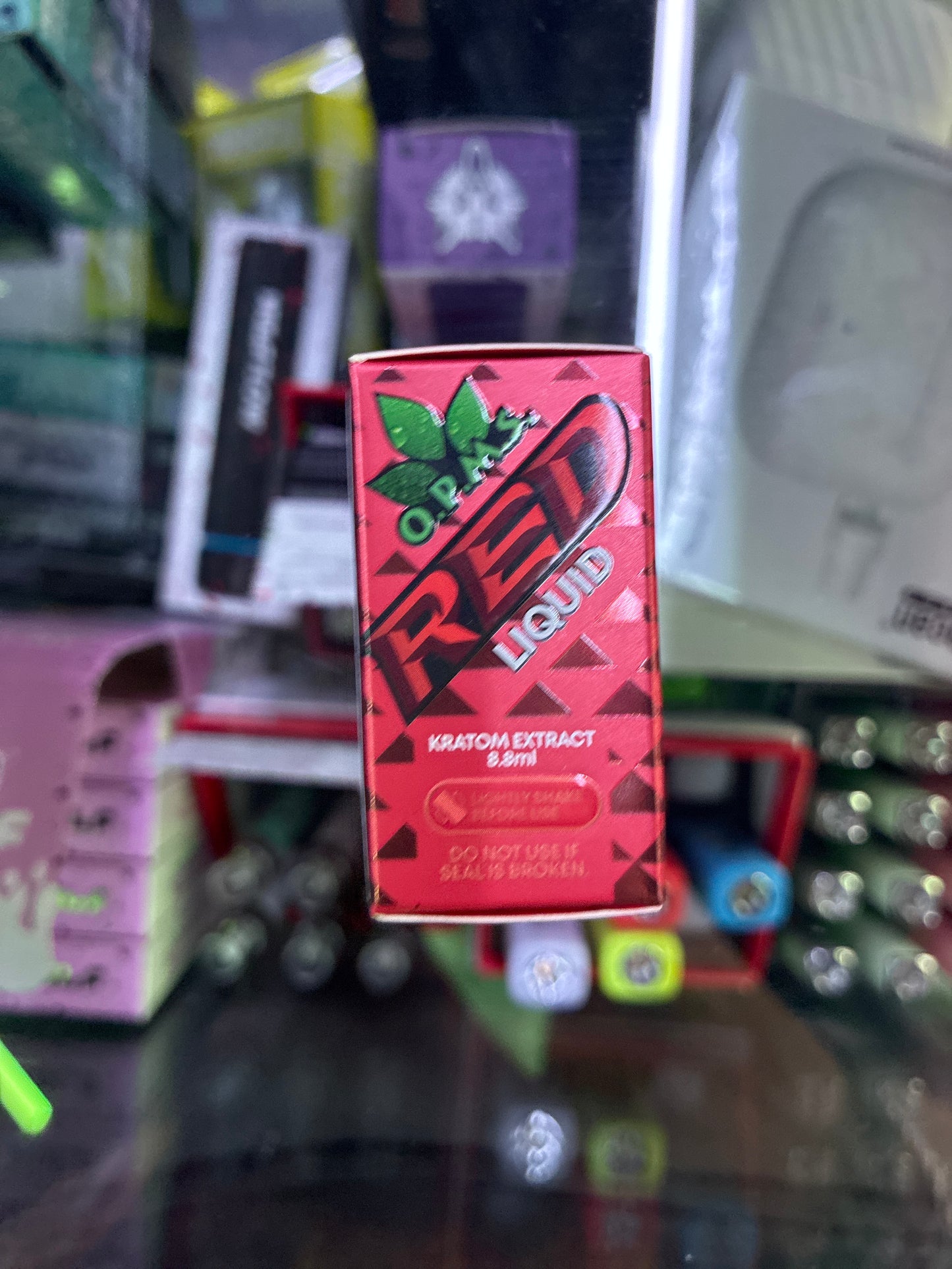 Opms red liquid shot