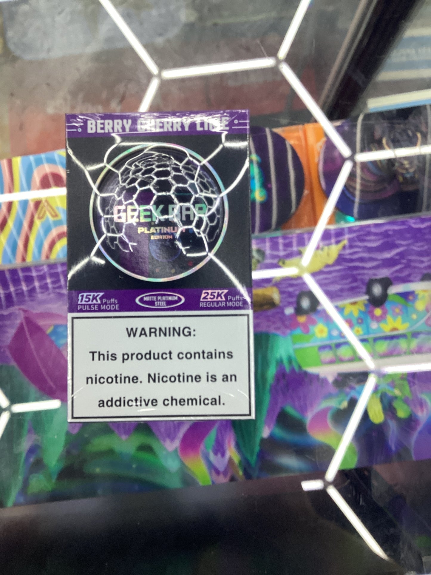 Geek bar platinum berry cherry lime