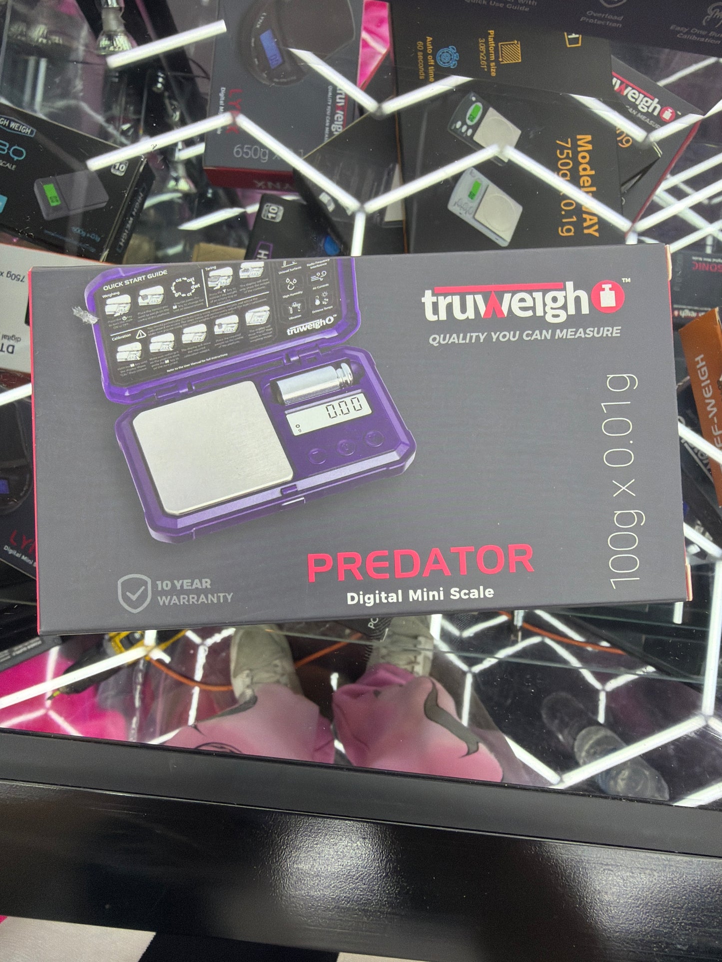 TrueWeigh - Smoking ACC - Scale - Predator - 100 X 0.01 Purple