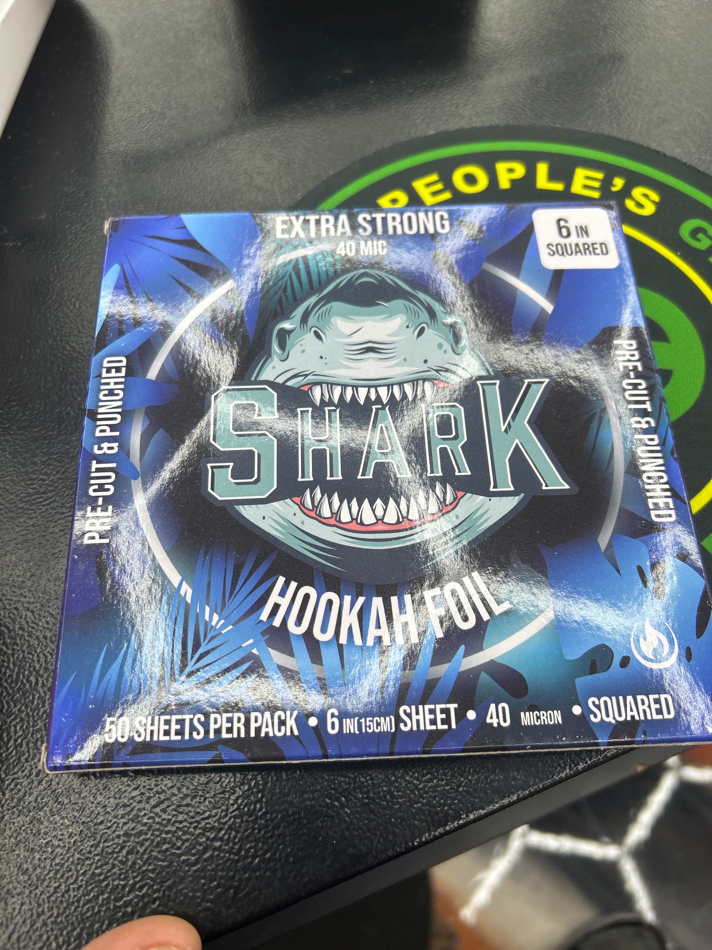 Shark hookah foil 50 sheets