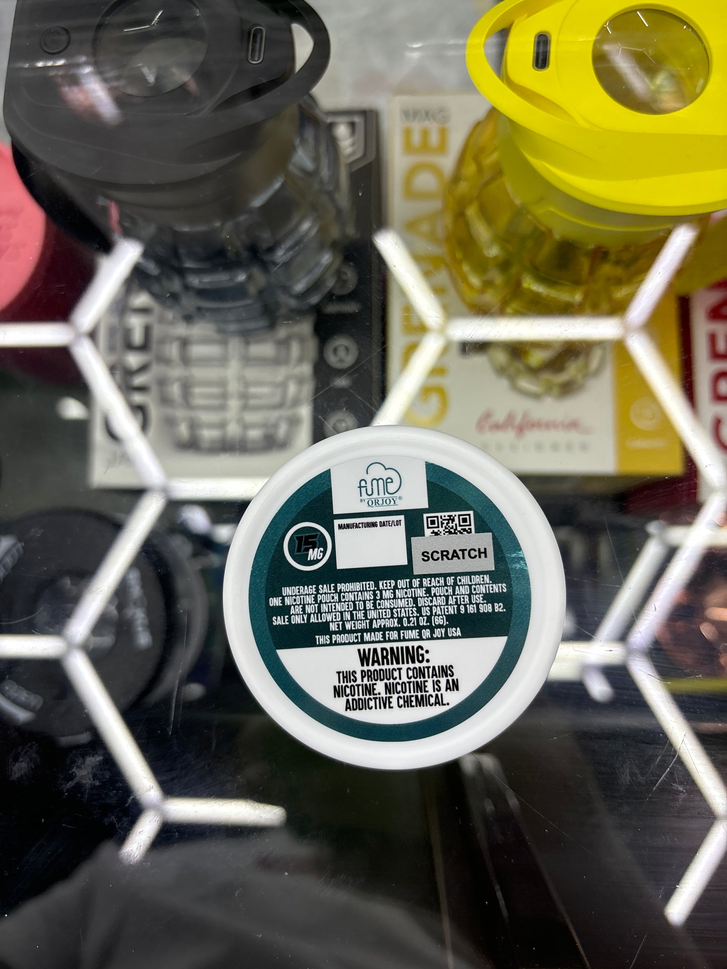 Fume nicotine pouches, coolmint 15mg 20 pouches