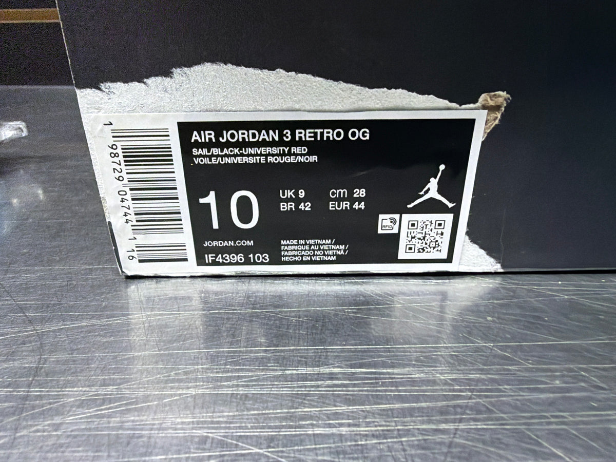 Jordan 3 Retro Worlds Best Dad Size 10