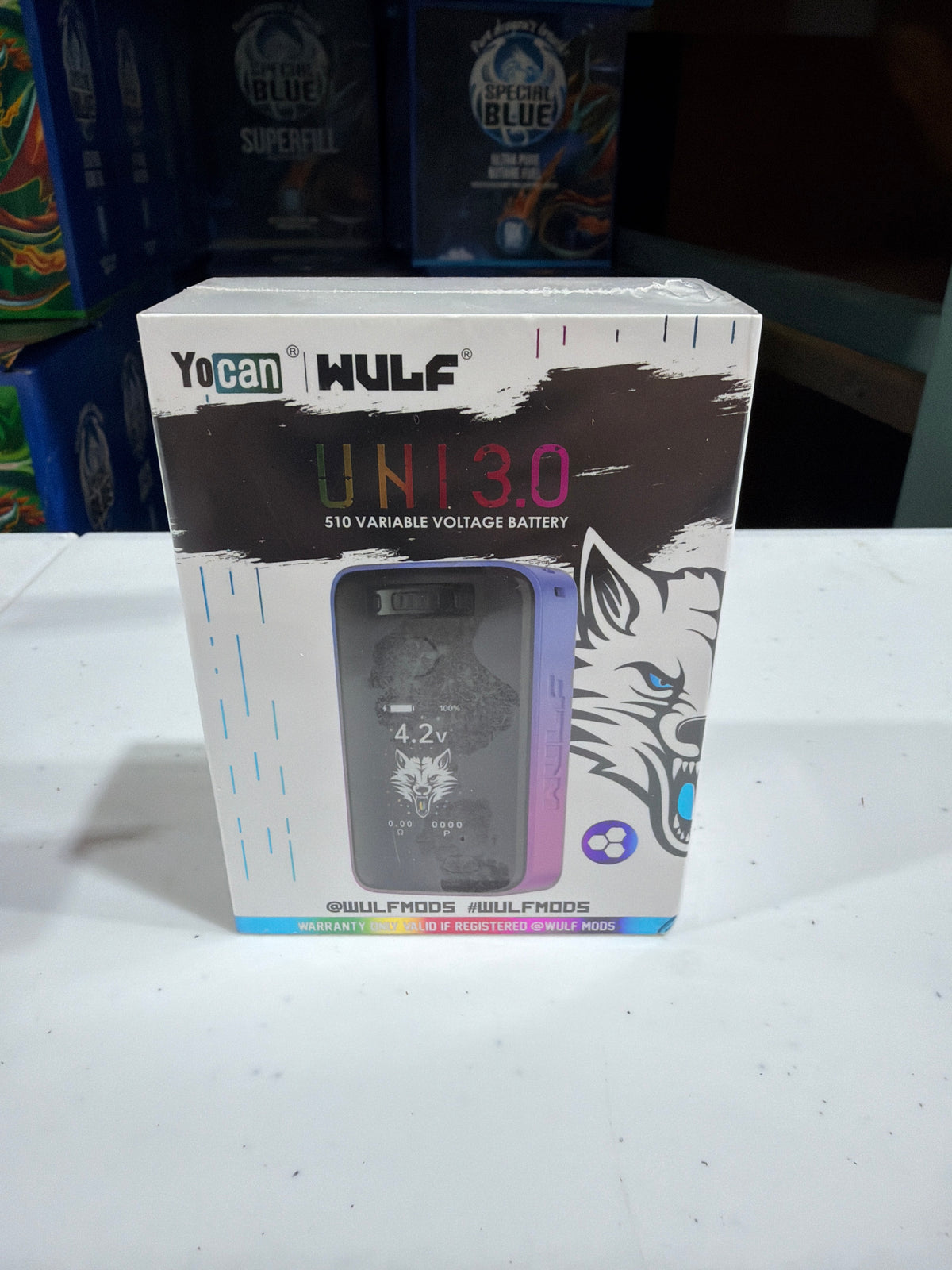 WULF MODS UNI 3.0 UNIVERSAL 510 THREAD BATTERY