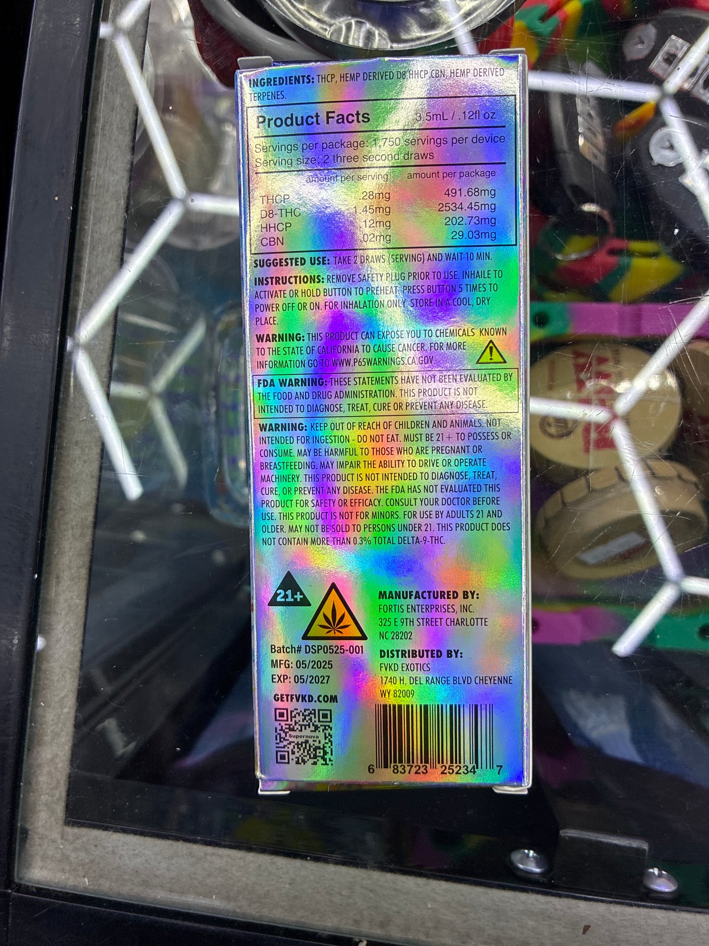 FVKD Exotics thcp+hhcp+d8 supernova hybrid