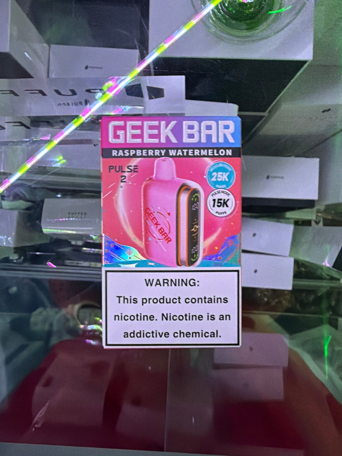 Geekbar pulse 2 15k hit rasberry watermelon