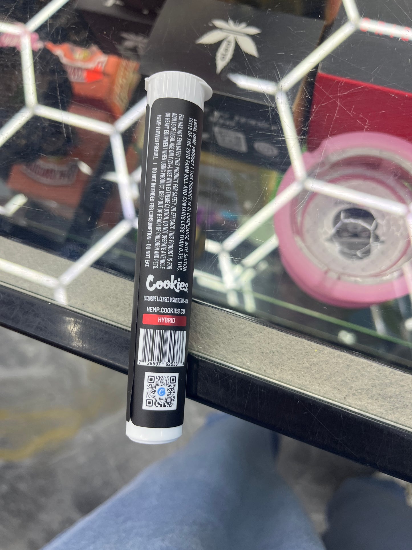 Cookies thca 1g preroll with diamonds fish scale