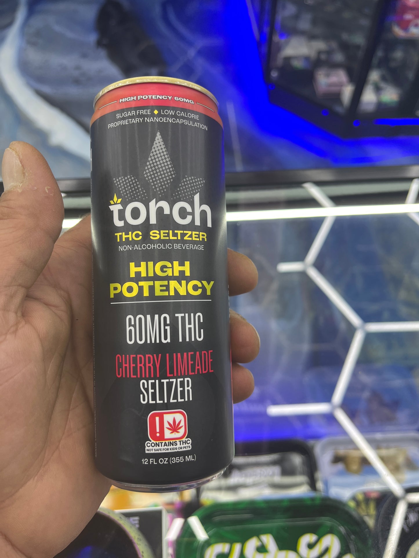 Torch thc seltzer cherry limeade 60mg