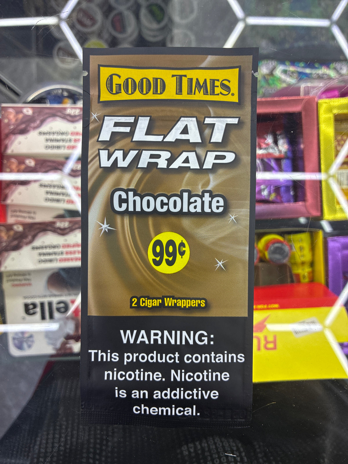 Good times flat wraps choclate