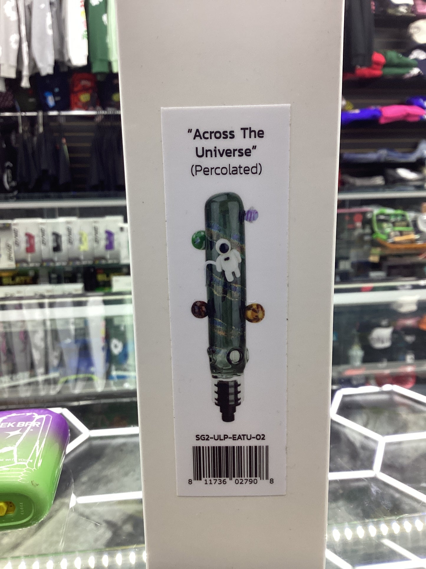 Stundenglass large glass upstem “across the universe” perculated